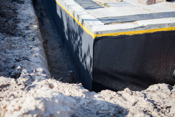 Residential Waterproofing installation at a Fortville, IN home by SJ Waterproofing Pros